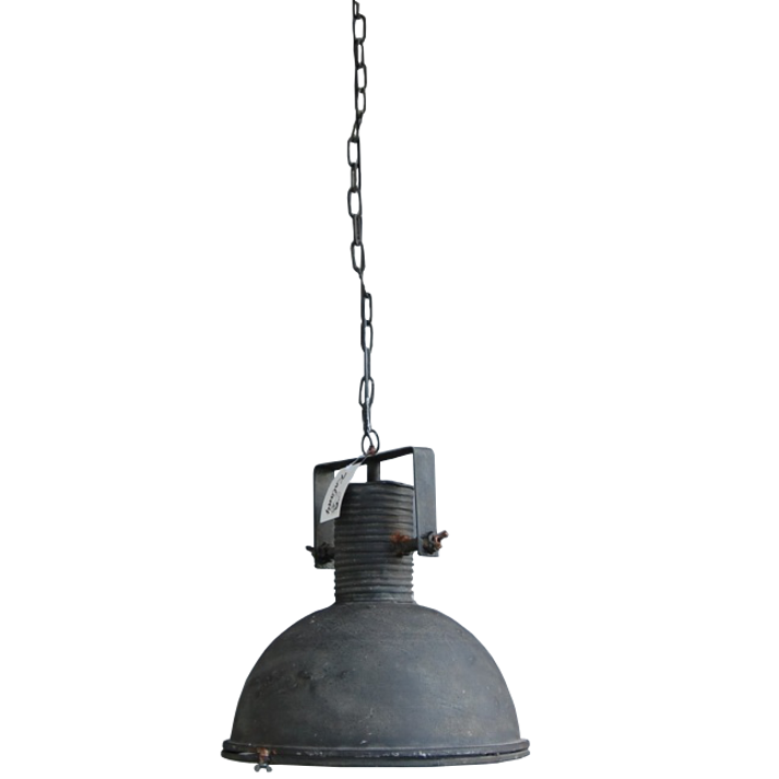 morfine medley Continu Industriele hanglamp aan ketting metaal - Eigentyds